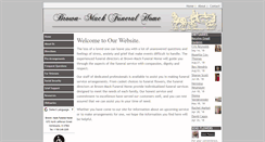 Desktop Screenshot of brownmackfuneralhome.com
